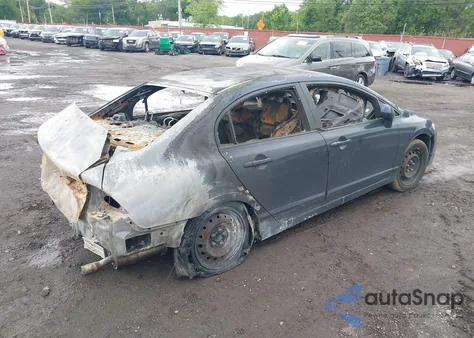 2010 Honda Civic Lx из США, поврежденный, VIN 2HGFA1F57AH533588